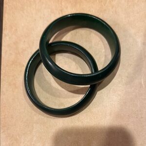 Dark Green Bangle Bracelets